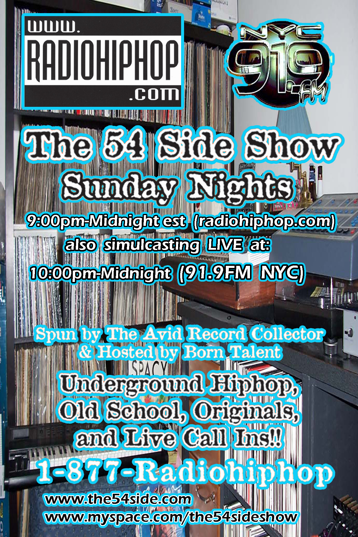 The 54 Side Show Flyer